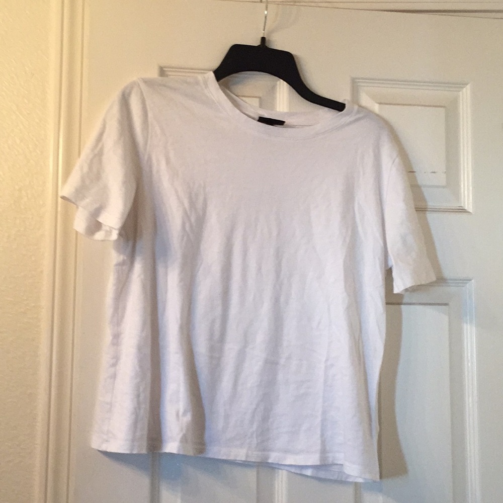 Plain white tee